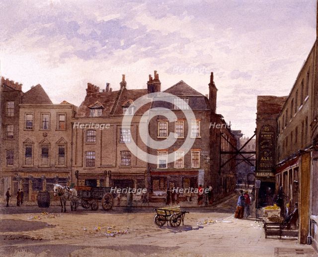 St James's Place, Aldgate, 1884. Artist: John Crowther