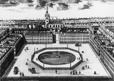 St James's Square, London, c1725. Creator: Sutton Nicholls