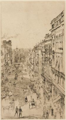 St. James's Street, 1878. Creator: James Abbott McNeill Whistler