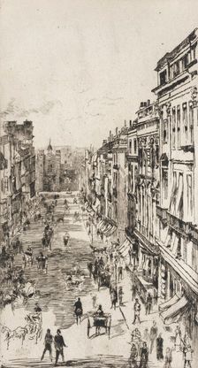 St. James's Street, 1878. Creator: James Abbott McNeill Whistler