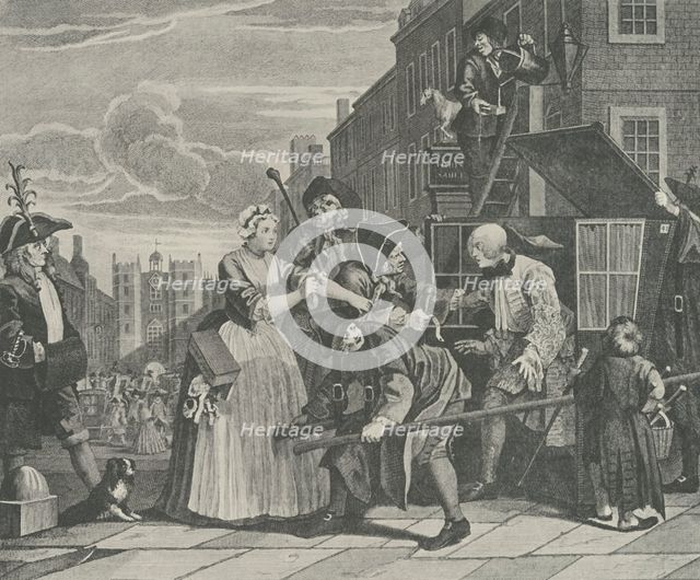 'St. James's Street', 18th century, (1925).  Creator: Unknown.