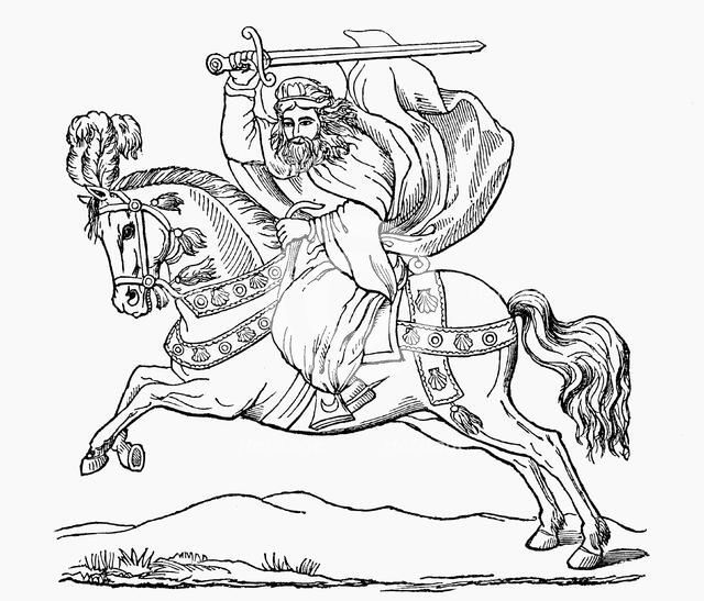 St James the Apostle (St James the Great), Patron Saint of Spain. Artist: Unknown