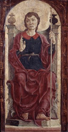 St James the Great 1475. Artist: Cosmè Tura
