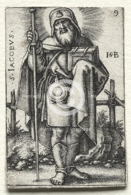 St. James the Great, 1545-1546. Creator: Hans Sebald Beham (German, 1500-1550).