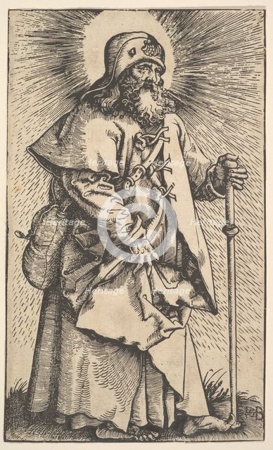 St. James the Greater from Christ and the Apostles, 1519. Creator: Hans Baldung.