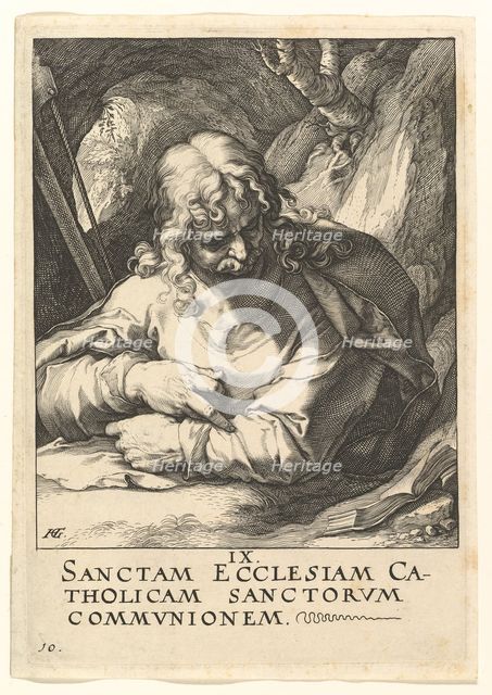 St. James the Less, from Christ, the Apostles and St. Paul with the Creed, ca. 1589. Creator: Hendrik Goltzius.