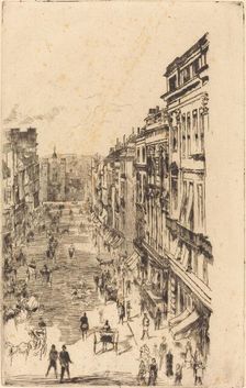 St James's Street, 1878. Creator: James Abbott McNeill Whistler