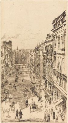 St James's Street, 1878. Creator: James Abbott McNeill Whistler