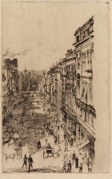 St. James's Street, 1878. Creator: James Abbott McNeill Whistler