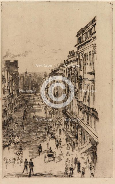St. James's Street, 1878. Creator: James Abbott McNeill Whistler.