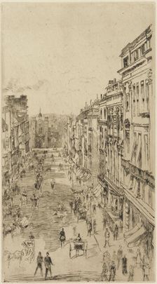 St. James's Street, 1878. Creator: James Abbott McNeill Whistler