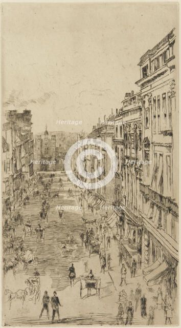 St. James's Street, 1878. Creator: James Abbott McNeill Whistler.