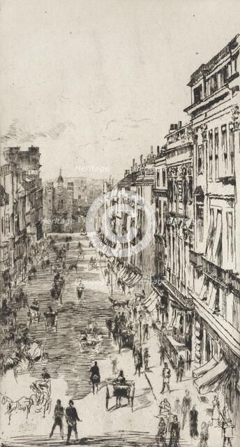 St. James's Street, 1878. Creator: James Abbott McNeill Whistler.