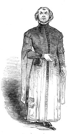 St. James's Theatre - The Amateurs - Kitely (Mr. Foster), 1845. Creator: Unknown