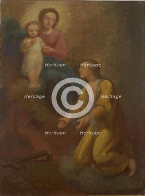 St Jan Kanty before Our Lady, 1870. Creator: Aleksander Kotsis.