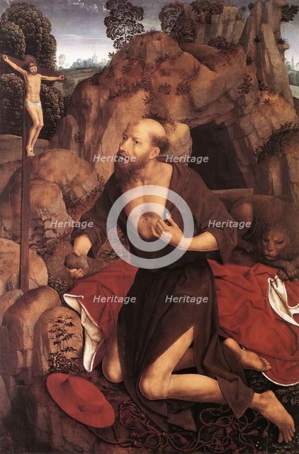 St. Jerome, 1485. Creator: Hans Memling.