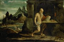St Jerome, 1500-1520. Creator: Bernardino da Asola