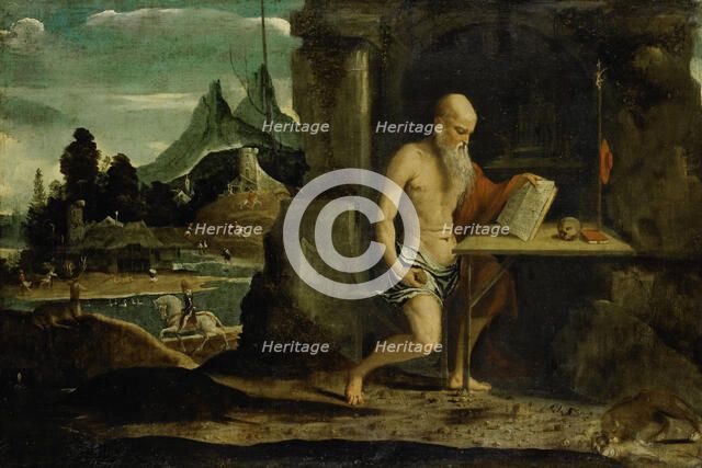 St Jerome, 1500-1520. Creator: Bernardino da Asola.