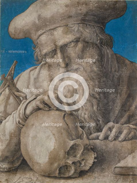 St Jerome, 1521. Artist: Lucas van Leyden.