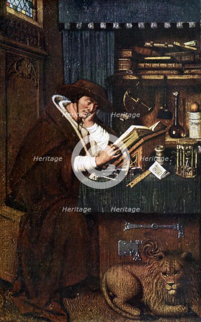 'St Jerome', 15th century, (1929). Artist: Petrus Christus