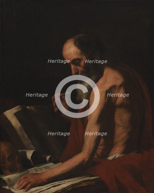 St Jerome, 1600-1699. Creators: Titian, Unknown.