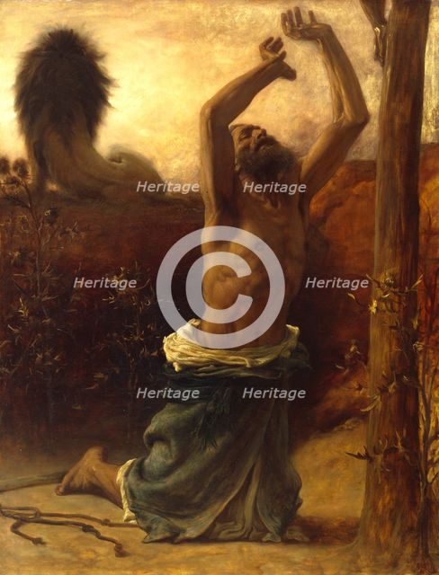St Jerome, 1869. Creator: Frederic Leighton.