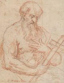 St. Jerome, 1st half 17th century. Creators: Simone Cantarini, St Jerome