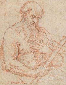 St. Jerome, 1st half 17th century. Creators: Simone Cantarini, St Jerome