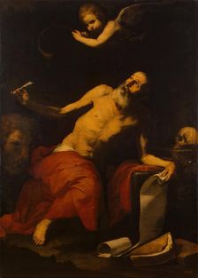 St Jerome and the Angel, 1626. Creator: Jusepe de Ribera