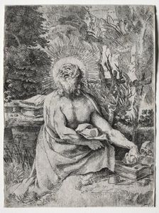 St. Jerome, c. 1591. Creator: Annibale Carracci (Italian, c. 1560-1609)