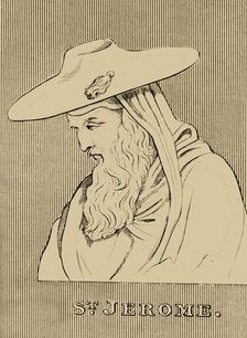 St. Jerome (c347- 420), 1830. Creator: Unknown