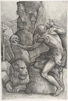 St. Jerome, ca. 1550-60. Creator: Battista Franco Veneziano
