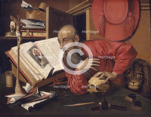St Jerome. Creator: Workshop of Marinus van Reymerswaele.