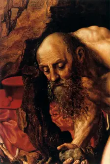 St Jerome detail, 1543. Artist: Jan Sanders van Hemessen