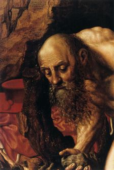 St Jerome detail, 1543. Artist: Jan Sanders van Hemessen