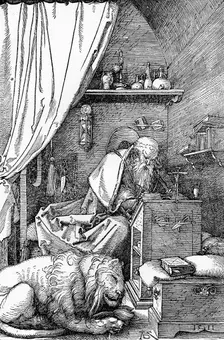 St. Jerome in His Cell 1511, (1906). Artist: Albrecht Durer