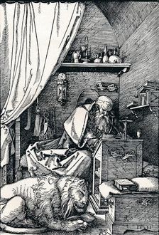 St Jerome in His Cell 1511 (1906). Artist: Albrecht Durer