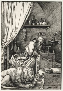 St. Jerome in His Cell, 1511. Creator: Albrecht Dürer (German, 1471-1528)