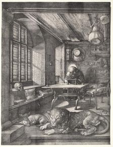 St. Jerome in His Study, 1514. Creator: Albrecht Dürer (German, 1471-1528)