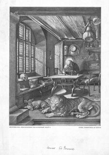 St Jerome in his study. Creator: Unknown