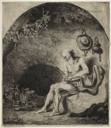 St. Jerome in Penitence, 1644. Creator: Ferdinand Bol (Dutch, 1616-1680)
