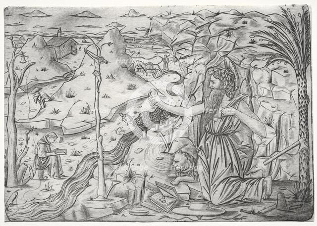 St. Jerome in Penitence, c. 1480-1500. Creator: Unknown.