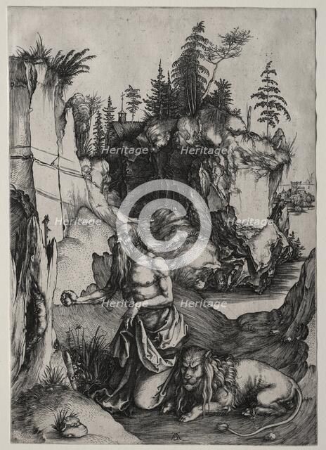 St. Jerome in Penitence, c. 1497. Creator: Albrecht Dürer (German, 1471-1528).