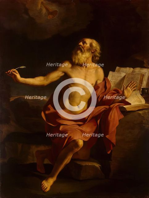 St Jerome in the Wilderness, 1650. Creator: Guercino.