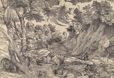 St. Jerome in the Wilderness, mid-16th century., mid-16th century. Creator: Attributed to Nicolò Boldrini