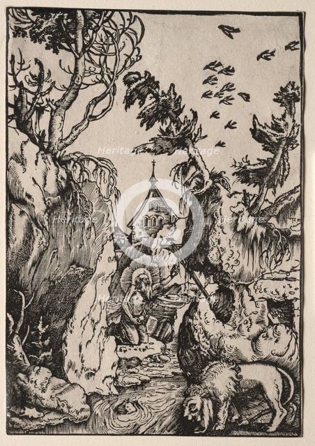 St. Jerome in the Wilderness. Creator: Hans Baldung (German, 1484/85-1545).