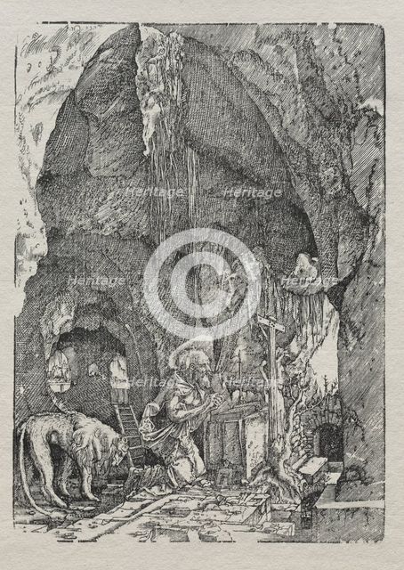 St. Jerome in the Cave, c. 1513-15. Creator: Albrecht Altdorfer (German, c. 1480-1538).
