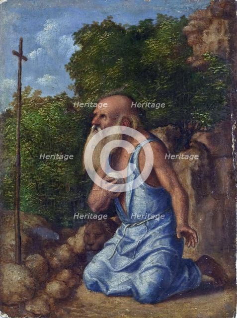 St Jerome in the Desert, 1500. Creator: Giovanni Battista Cima da Conegliano.