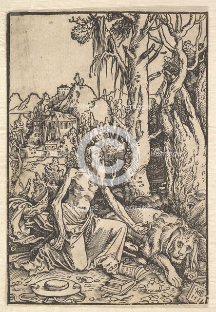 St. Jerome in the Desert, 1511. Creator: Hans Baldung.