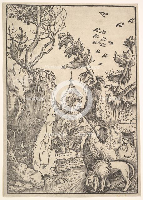St. Jerome in the Desert, ca. 1511. Creator: Hans Baldung.